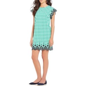 Draper James Dolly Check Eyelet Dress size 0
